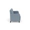Lesro Siena 3 Seat Tandem Seating No Center Arms, Black, RS RainSong Back, MD Titan Seat, RS RainSong Panels SN3101 - alternate 2